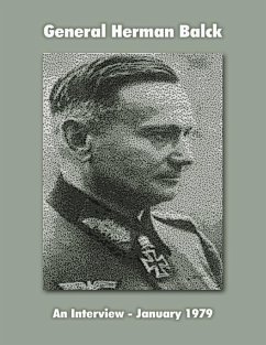 Cover General Hermann Balck: An Interview, January 1979 (eBook, ePUB)