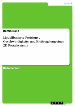 Modellbasierte Positions-, Geschwindigkeits- und Kraftregelung eines 2D Portalsystems - Nalic, Demin