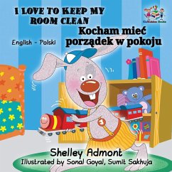 Cover I Love to Keep My Room Clean (English Polish Children's Book)