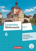 Lernstufen Mathematik 6. Jahrgangsstufe - Mittelschule Bayern - Arbeitsheft mit interaktiven Übungen auf scook.de