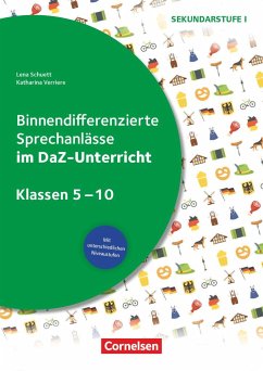 Sprechkompetenz Sekundarstufe I: Klasse 5-10 - Binnendifferenzierte Sprechanlässe im DaZ-Unterricht - Verrière, Katharina;Schuett, Lena