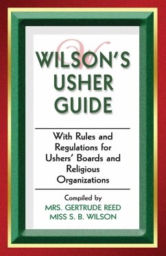 Wilson's Usher Guide (eBook, ePUB) - Reed, Gertrude; Wilson, S. B.