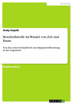 Beschreibstoffe im Wandel von Zeit und Raum (eBook, ePUB) - Kujath, Andy