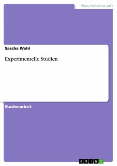 Experimentelle Studien (eBook, ePUB)