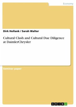 Cultural Clash and Cultural Due Diligence at DaimlerChrysler (eBook, ePUB)