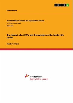 The impact of a CEO's task knowledge on the leader life cycles (eBook, ePUB)