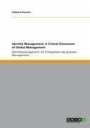 Identity Management: A Critical Dimension of Global Management (eBook, ePUB)
