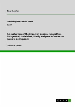 An evaluation of the impact of gender, racial/ethnic background, social class, family and peer influence on juvenile delinquency (eBook, ePUB) - Ramdhan, Stacy