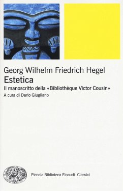 Cover Estetica. Il manoscritto della «Bibliothèque Victor Cousin»