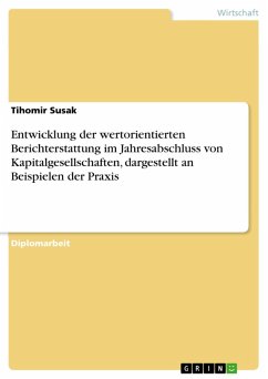 Entwicklung der wertorientierten Berichterstattung im Jahresabschluss von Kapitalgesellschaften, dargestellt an Beispielen der Praxis (eBook, ePUB)