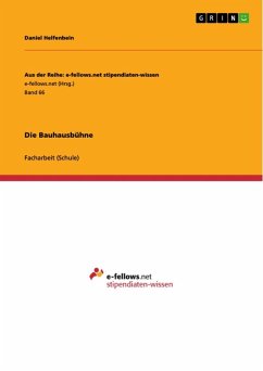 Die Bauhausbühne (eBook, ePUB) - Helfenbein, Daniel