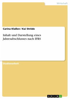 Inhalt und Darstellung eines Jahresabschlusses nach IFRS (eBook, ePUB)
