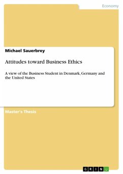 Attitudes toward Business Ethics (eBook, ePUB)