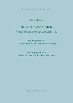 Italoalbanische Studien (eBook, PDF) - Çabej, Eqrem