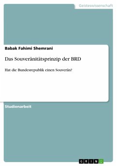 Das Souveränitätsprinzip der BRD (eBook, ePUB)