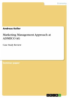 Marketing Management Approach at ADMECO AG (eBook, ePUB)