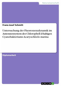 Untersuchung der Fluoreszenzdynamik im Antennensystem des Chlorophyll d-haltigen Cyanobakteriums Acaryochloris marina (eBook, ePUB)