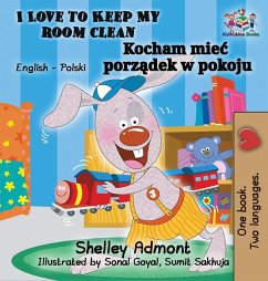Cover I Love to Keep My Room Clean (English Polish Children's Book)