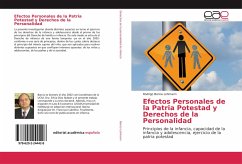 Efectos Personales de la Patria Potestad y Derechos de la Personalidad