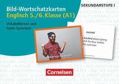 Bild-Wortschatzkarten Fremdsprachen Sekundarstufe I. Englisch Klasse 5/6 - Für Vokabellernen und freies Sprechen (Stufe A1) - Preedy, Ingrid