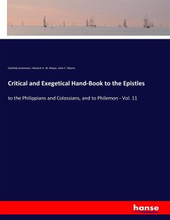 Critical and Exegetical Hand-Book to the Epistles