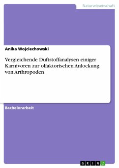 Vergleichende Duftstoffanalysen einiger Karnivoren zur olfaktorischen Anlockung von Arthropoden (eBook, ePUB)