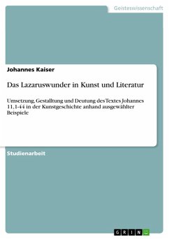 Das Lazaruswunder in Kunst und Literatur (eBook, ePUB)