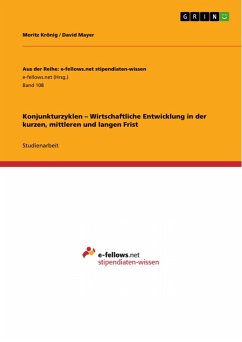 Konjunkturzyklen - Wirtschaftliche Entwicklung in der kurzen, mittleren und langen Frist (eBook, ePUB) - Krönig, Moritz; Mayer, David