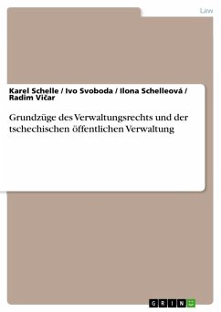 Grundzüge des Verwaltungsrechts und der tschechischen öffentlichen Verwaltung (eBook, ePUB)