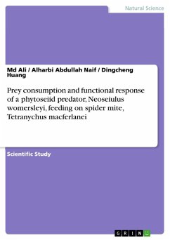 Prey consumption and functional response of a phytoseiid predator, Neoseiulus womersleyi, feeding on spider mite, Tetranychus macferlanei (eBook, ePUB) - Ali, Md; Naif, Alharbi Abdullah; Huang, Dingcheng