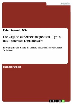 Die Organe der Arbeitsinspektion - Typus des modernen Dienstleisters (eBook, ePUB) - Seewald MSc, Peter
