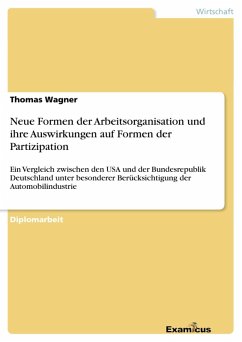 Neue Formen der Arbeitsorganisation und ihre Auswirkungen auf Formen der Partizipation (eBook, ePUB) - Wagner, Thomas