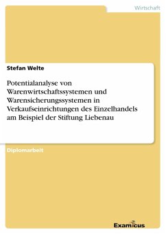 Potentialanalyse von Warenwirtschaftssystemen und Warensicherungssystemen in Verkaufseinrichtungen des Einzelhandels am Beispiel der Stiftung Liebenau (eBook, ePUB)