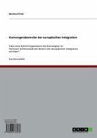 Konvergenzbereiche der europäischen Integration (eBook, ePUB)