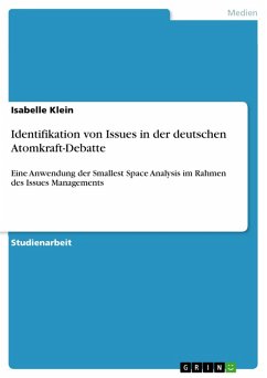Identifikation von Issues in der deutschen Atomkraft-Debatte (eBook, ePUB)