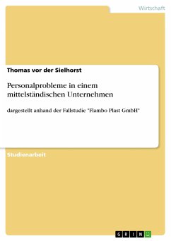 Personalprobleme in einem mittelständischen Unternehmen (eBook, ePUB) - vor der Sielhorst, Thomas