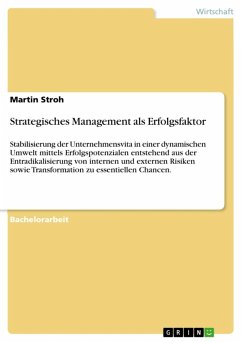 Strategisches Management als Erfolgsfaktor (eBook, ePUB)