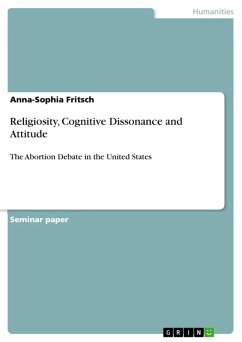 Religiosity, Cognitive Dissonance and Attitude (eBook, ePUB)