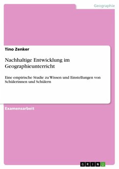 Nachhaltige Entwicklung im Geographieunterricht (eBook, ePUB)