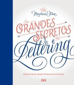 Los grandes secretos del lettering : dibujar letras : desde el boceto al arte final - Monzó Nebot, Esther; Flor, Martina