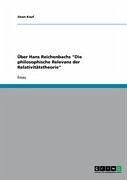 Über Hans Reichenbachs "Die philosophische Relevanz der Relativitätstheorie" (eBook, ePUB)