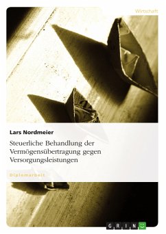 Steuerliche Behandlung der Vermögensübertragung gegen Versorgungsleistungen (eBook, ePUB)