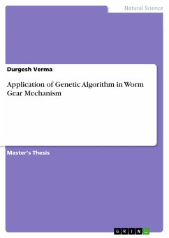 Application of Genetic Algorithm in Worm Gear Mechanism (eBook, ePUB)
