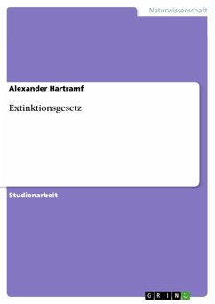 Extinktionsgesetz (eBook, ePUB)