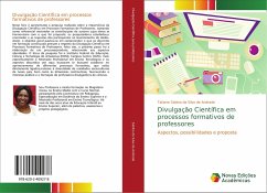 Divulgação Científica em processos formativos de professores - Sabino da Silva de Andrade, Tatiane