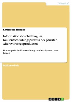 Informationsbeschaffung im Kaufentscheidungsprozess bei privaten Altersvorsorgeprodukten (eBook, ePUB)