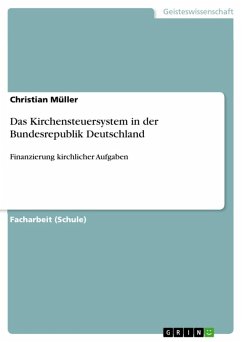 Das Kirchensteuersystem in der Bundesrepublik Deutschland (eBook, ePUB)