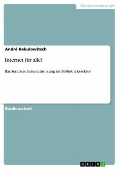 Internet für alle? (eBook, ePUB) - Rekulowitsch, André