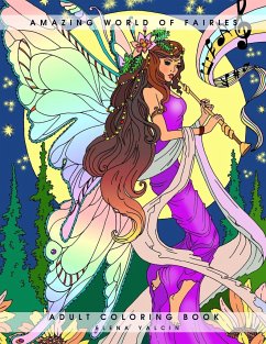 Amazing World of Fairies: Adult Coloring Book - Yalcin, Elena