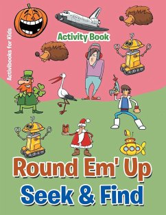 Round 'Em Up Seek and Find Activity Book - For Kids, Activibooks